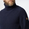 Sweter męski Fjällräven Övik Roller Neck Sweater M Dark Navy (F87072-555)