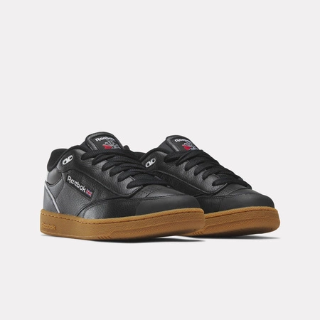 Wyprzedaż - Buty męskie Reebok Club C Bulc sneakersy skórzane czarne (100033925)