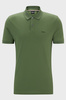 Koszulka Polo męska BOSS Pallas Open Green regular fit zielona (50468301-381)