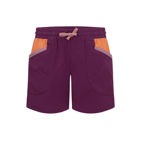 Szorty spodenki trekkingowe dziecięce dla dziewczynki Trollkids Girls Senja Shorts mulberry/orchid (536-225)