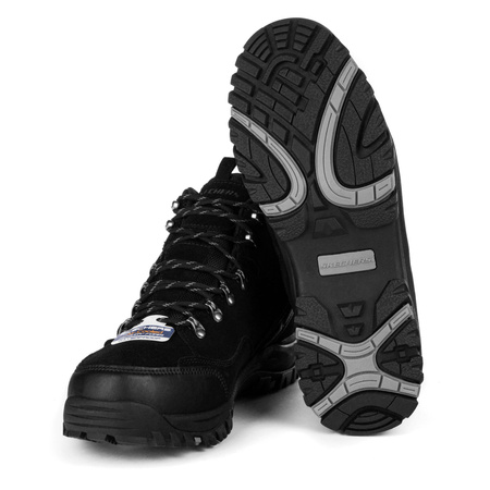 Trapery buty zimowe męskie czarne Skechers RELEMENT PELMO (64869 BLK)