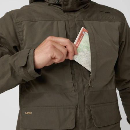 Kurtka softshell męska Fjällräven Lappland Hybrid Jacket M Dark Olive (F90170-633)