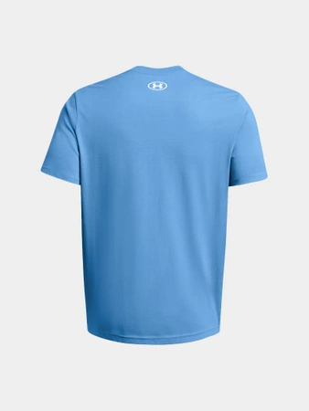 T-shirt męski Under Armour o luźnym kroju niebieski (1382911-444)