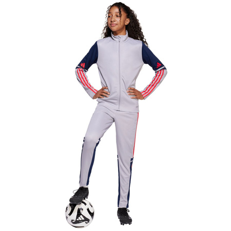 Spodnie dla dzieci adidas Squadra 25 Training szaro-granatowe (JP3369)