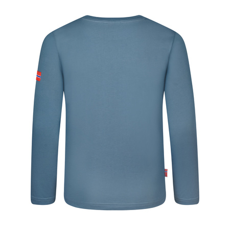 Bawełniany longsleeve bluzka z długim rękawem Trollkids Kids Stavanger Longsleeve XT dla chłopca/dziewczynki (648-196)