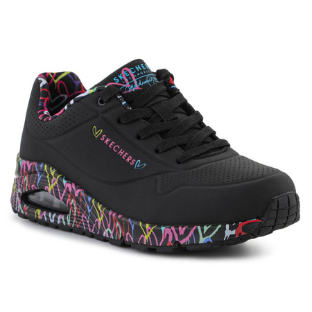 Buty Skechers Uno Loving Love W  (155506-BBK)