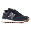 Sneakersy damskie New Balance 574 buty sportowe zamszowe czarne (WL574XB2)