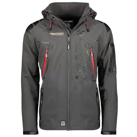 Kurtka softshell męska Geographical Norway Techno DB MEN 056 (WU4563H/GN-DARK GREY)