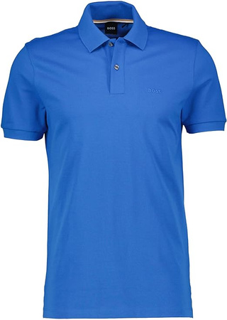 Koszulka Polo męska BOSS Pallas Medium Blue regular fit niebieska (50468301-423)