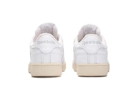 Wyprzedaż - Buty sportowe damskie/męskie Reebok Club C 85 Vintage Cloud White Pure Grey 3 białe (100033001)