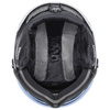 Kask narciarski damski/męski Uvex Wanted Visor all-mountain snowboardowy sportowy szary (56/6/262/30)