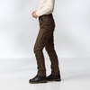 Wyprzedaż - Spodnie trekkingowe damskie Fjällräven Karla Pro Winter Trousers W Dark Olive brązowe (F89809-633)