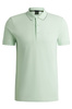 Koszulka Polo męska BOSS Paule 4 Open Green slim fit zielona (50506195-388)