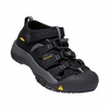 Sandały trekkingowe dziecięce na lato Keen Newport H2 Black/Keen Yellow dla dzieci (KE-1022824)