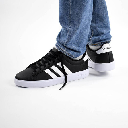 Buty sportowe adidas GRAND COURT 2.0 czarno-białe tenisówki (GW9196)