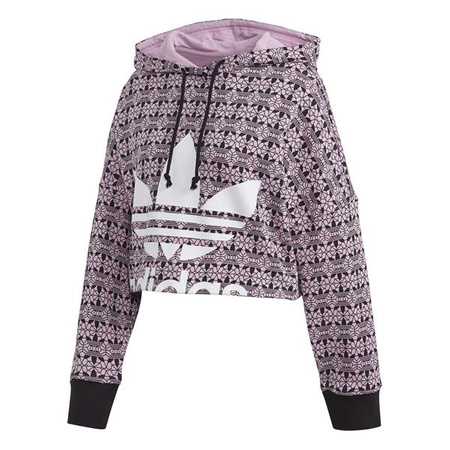 Damska bluza Adidas Originals AOP HOODIE (CR) w kolorze czarnym (FL4134)