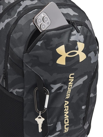 Plecak miejski na laptopa damski/męski Under Armour UA Hustle 6.0 Backpack sportowy czarny (1384672-001)