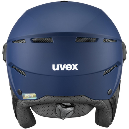 Wyprzedaż - Kask narciarski damski/męski Uvex Instinct Visor snowboardowy sportowy (56/6/260/10)