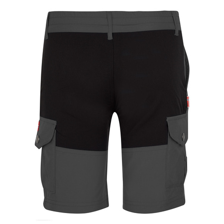 Spodenki trekkingowe dziecięce Trollkids Kids Hammerfest Shorts outdoorowe szare (162-602)
