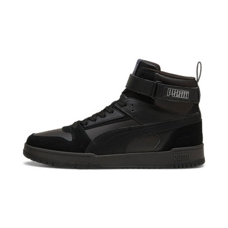Wyprzedaż - Sneakersy męskie Puma RBD Game SD wysokie za kostkę szare (397551-03)