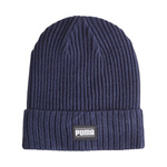 Czapka zimowa męska Puma Ribbed Classic Cuff Beanie akrylowa prążkowana granatowa (024038-10)