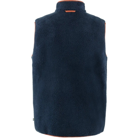 Polar męski Fjällräven Vardag Pile Fleece Vest M Navy-Autumn Leaf (F87073-560-215)