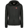Wyprzedaż - Bluza polarowa męska z kapturem Geographical Norway Unicia czarna EO MEN 235 (WW4510H/GNO-BLACK)