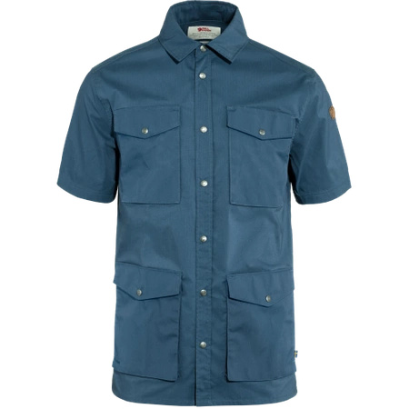 Koszula z krótkim rękawem męska Fjällräven Räven Shirt SS M Indigo Blue (F87106-534)