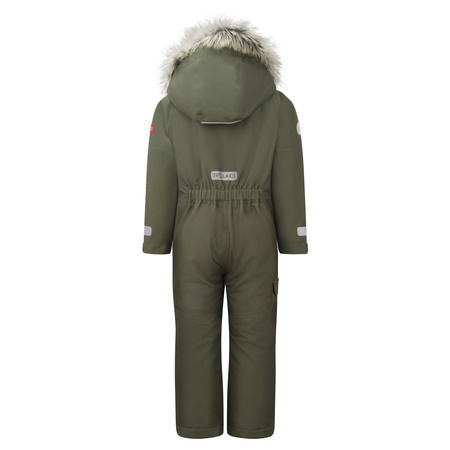 Kombinezon śnieżny dziecięcy Trollkids Kids Kirkenes Snowsuit zimowy wodoodporny zielony (387-351)