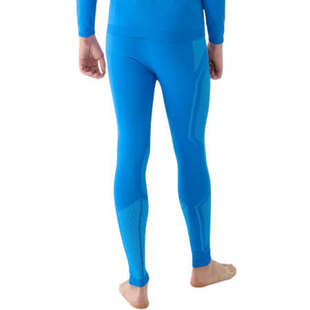 Legginsy termoaktywne męskie 4F M166 niebieskie (4FWAW24USEAM166 33S)