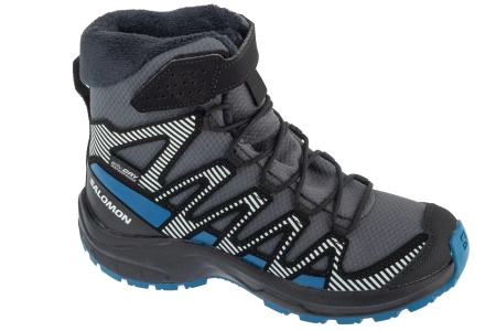 Buty Trekkingowe dla chłopca Salomon XA Pro 3D V8 Winter SCWP J wysokie poza kostkę Szare (L47857400)