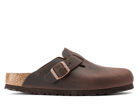 Klapki damskie/męskie Birkenstock BOSTON LEOI NARROW unisex brązowe (0860133)