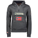 Bluza sportowa męska Geographical Norway Gymclass DB MEN 100 z kapturem szara (WU4190H-GN-DARKGREY)/WY10088H/GN