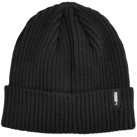 Czapka zimowa damska/męska Puma Classic Cuff Beanie czarna (024826-01)