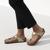 Japonki damskie złote Birkenstock Gizeh Birko-Flor Regular szerokie (1016108)