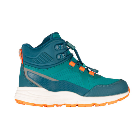 Buty Trollkids Skarvan Hiker Mid XT Waterproof zielony morski/zielony lagunowy/zachód słońca na Saharze