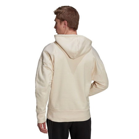 Bluza męska adidas Studio Lounge Fleece Hoodie beżowa (HB0483)