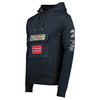 Bluza z kapturem męska Geographical Norway Gymclass DB MEN 054 sportowa granatowa (WW2489H/GN/Navy)