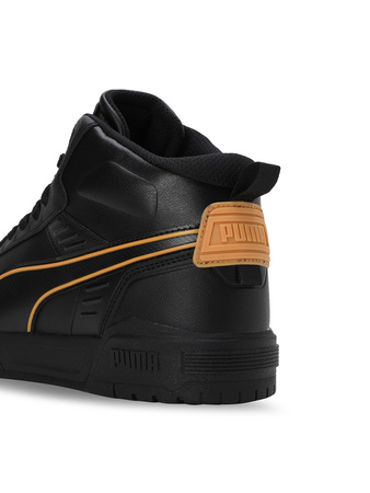 Sneakersy męskie Puma RBD Tech Mid tenisówki sportowe wysokie za kostkę czarne (396148-01)