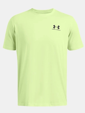 Koszulka sportowa męska Under Armour Sportstyle t-shirt treningowy zielony (1326799-304)