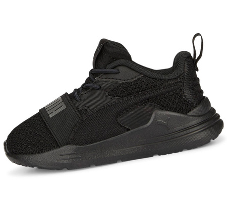 Wyprzedaż - Buty sportowe dziecięce Puma Wired Run Pure tenisówki na lato czarne (390849-01)