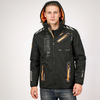Kurtka sportowa męska Geographical Norway Royaute DB MEN 068 czarna (WY1999H/GN/Black / Orange)