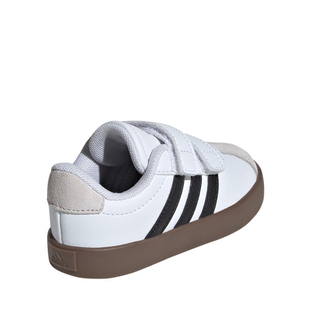Buty dla dzieci adidas VL Court 3.0 Skateboarding biało-szare (ID9157)