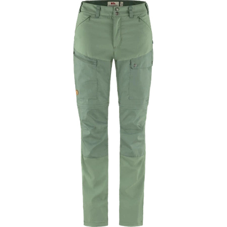 Spodnie damskie Fjällräven Abisko Midsummer Zip Off Trousers W Jade Green-Patina Green (F89834-613-614)