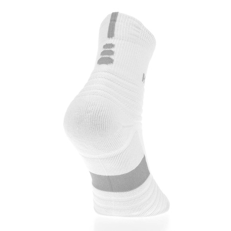 Wyprzedaż - Skarpety damskie/męskie białe Monotox Hyperactive Socks White 2-Pack (MX20009)