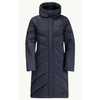 Kurtka zimowa damska Jack Wolfskin MARIENPLATZ COAT W night blue Down Insulated granatowa  (1206971_1010)