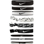 Gumki do włosów Nike Mixed Ponytail Holders 9 szt. czarno-białe (N0003537036OS)