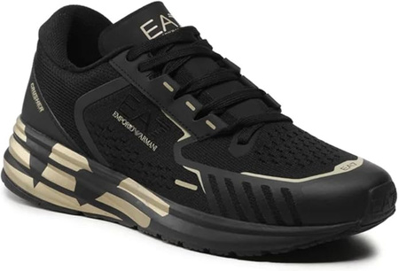 Sneakersy męskie EA7 Emporio Armani buty sportowe czarne (X8X094-XK239-M701)