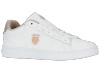 Męskie sneakersy K-Swiss COURT SHIELD II WHITE/TAUPE/JURASSIC GOLD-M (04412-988-M)