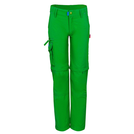 Spodnie zapinane na zamek dziecięce dla chłopca/dziewczynki Trollkids Kids Oppland Pants Slim Fit india green (111-301)